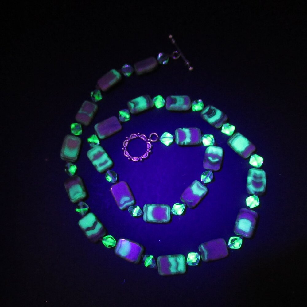 Czech UG bead necklace